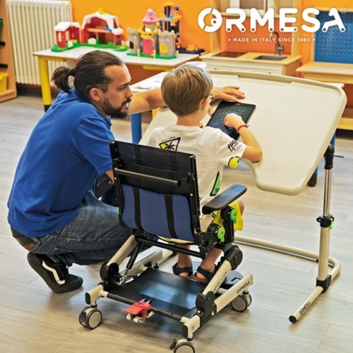 擺位輔具_ORMESA 多功能學習椅上和勤實業有限公司 - 感覺統合類.適應體育設施設備.運動輔具專案規劃.場地規劃.軀幹支撐型步態訓練器 .特製推車.步態訓練助行器.電動三用站立架(Horizon Stander) 適應體育設施設備.運動輔具.坐到站站立架.特教班設備器材